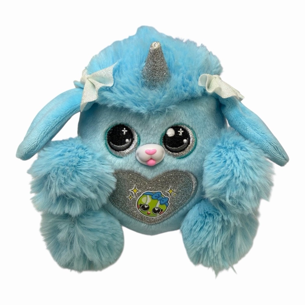 Zuru Rainbocorns Puppycorn Blue Poodle‎ Plush with Bows Sparkle Heart